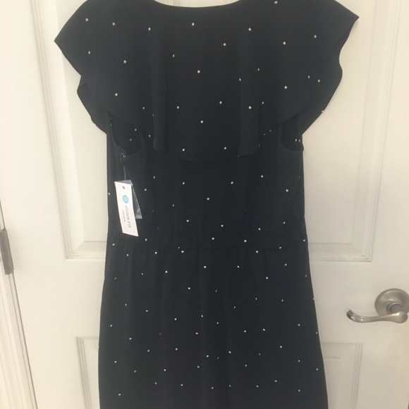 Collective Concept Tory Button Detail Ruffle Dress - Picture 4 of 4